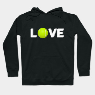 Tennis Love Design - Sports Enthusiast Accessory Hoodie