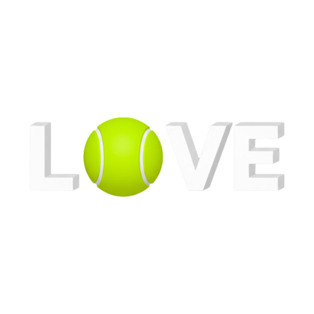 Tennis Love Design - Sports Enthusiast Accessory by Art2Wear