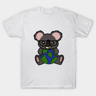 Cute Koala Bear, Earth Day Environmental Awareness T-Shirt