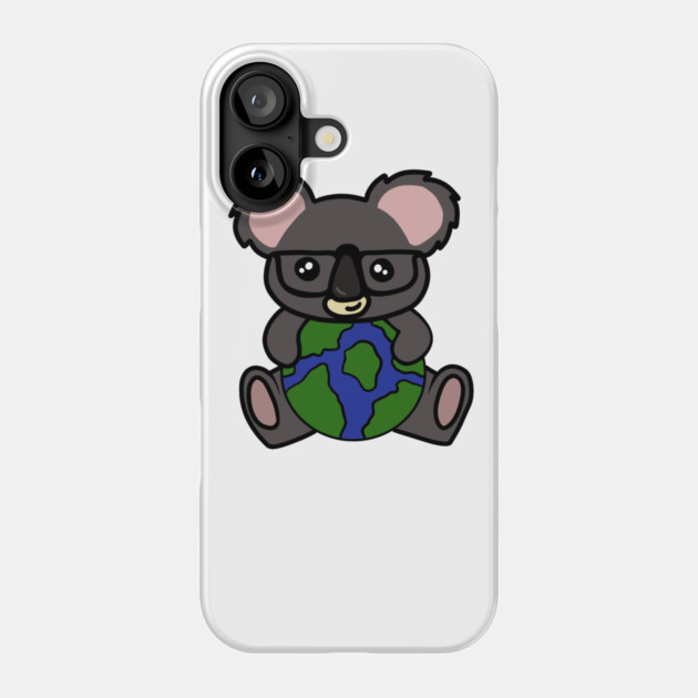 Cute Koala Bear, Earth Day Environmental Awareness Phone Case by logiamerch