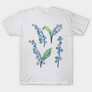 Blue Lily of the Valley T-Shirt