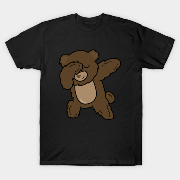 Cute Brown Bear Funny Dabbing Dance Dab T-Shirt by logiamerch