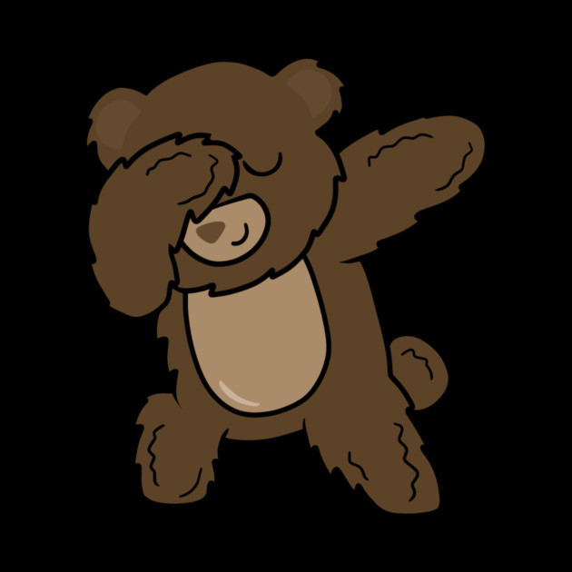 Cute Brown Bear Funny Dabbing Dance Dab by logiamerch