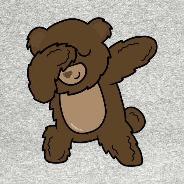 Cute Brown Bear Funny Dabbing Dance Dab by logiamerch