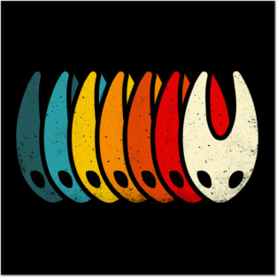 Vintage Silksong Hollow Knight - Stripes Posters and Art