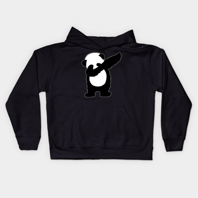 Cute Dabbing Panda Bear Dab Dance Kids Hoodie by logiamerch