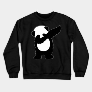 Cute Dabbing Panda Bear Dab Dance Crewneck Sweatshirt
