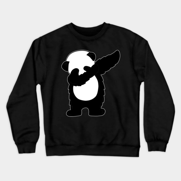 Cute Dabbing Panda Bear Dab Dance Crewneck Sweatshirt by logiamerch