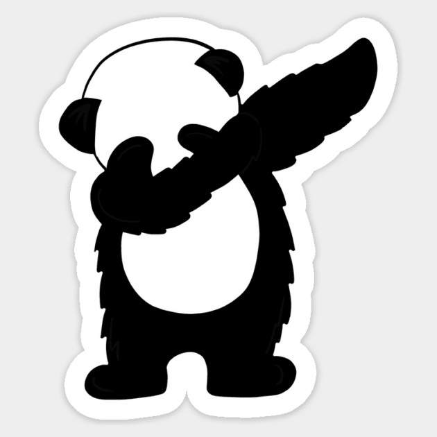 Cute Dabbing Panda Bear Dab Dance Sticker by logiamerch
