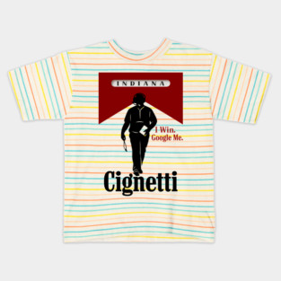 I Win Google Me - Curt Cignetti Kids T-Shirt