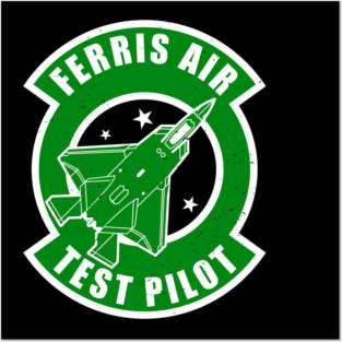 Ferris test Pilot Posters and Art