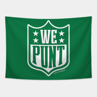 We Punt Tapestry