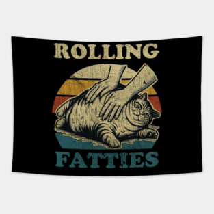 Rolling Fatties Retro oke Tapestry