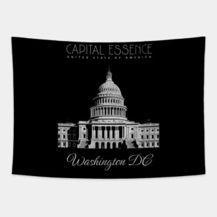 WASHINGTON D.C. CAPITOL BUILDING, ICONIC CITY PRIDE Tapestry