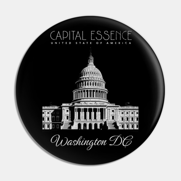 WASHINGTON D.C. CAPITOL BUILDING, ICONIC CITY PRIDE Pin by Pixel Threads 