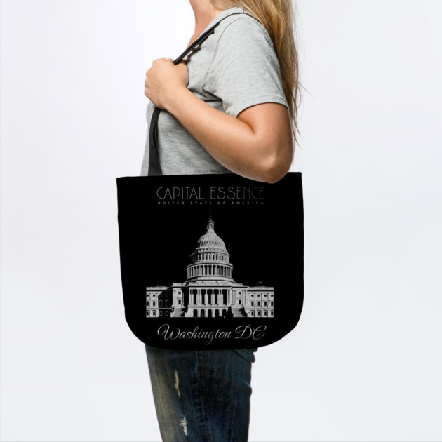WASHINGTON D.C. CAPITOL BUILDING, ICONIC CITY PRIDE by Pixel Threads 