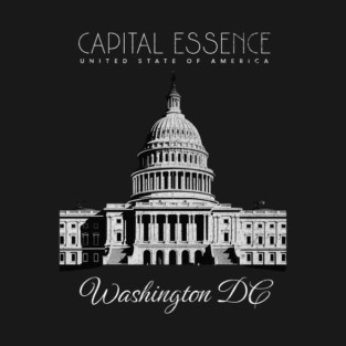 WASHINGTON D.C. CAPITOL BUILDING, ICONIC CITY PRIDE T-Shirt