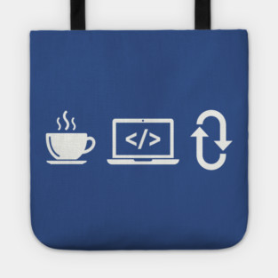 Coffee Code Repeat Tote