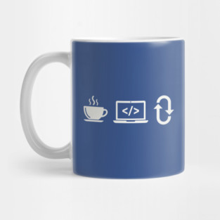 Coffee Code Repeat Mug