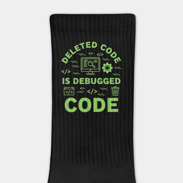 Deleted Code is Debugged Code by enrynz