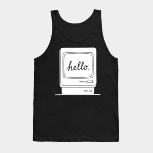 Retro Mac 'Hello.' Screen Tank Top
