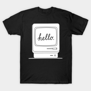 Retro Mac 'Hello.' Screen T-Shirt