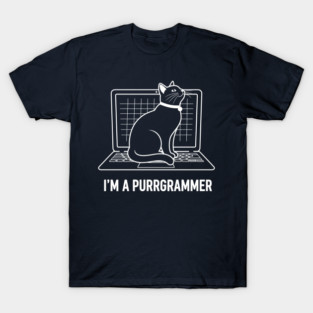 Purrrgrammer Cat T-Shirt