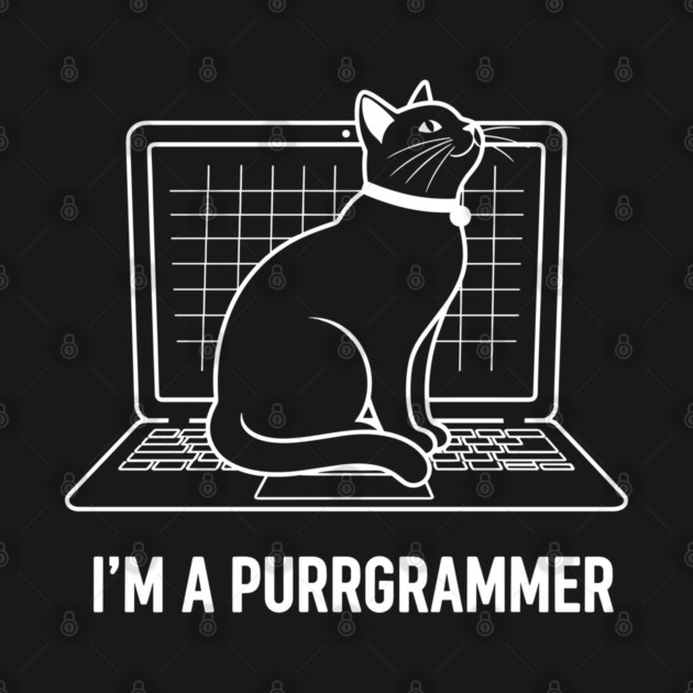 Purrrgrammer Cat by enrynz
