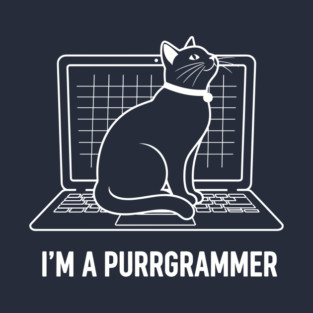 Purrrgrammer Cat T-Shirt
