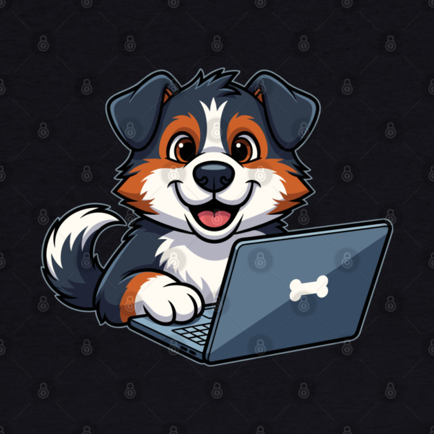 Cute Geek Bernese Puppy by enrynz