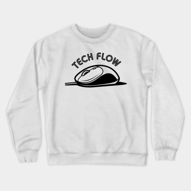Tech Flow Mouse Crewneck Sweatshirt by enrynz