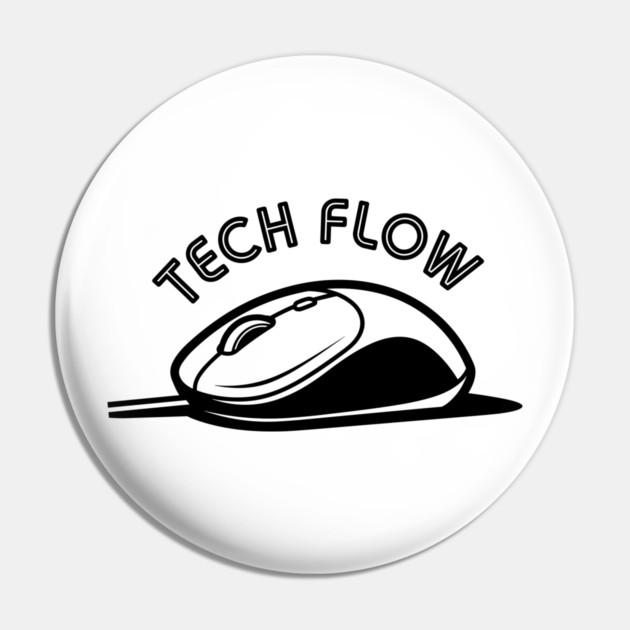 Tech Flow Mouse Pin by enrynz