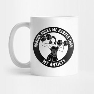 Anxiety Fuels My Gym Mug