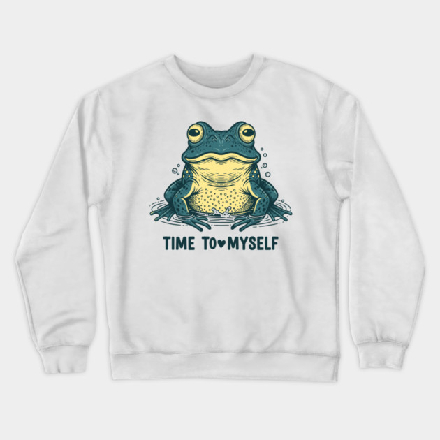 Self Love Frog Crewneck Sweatshirt by enrynz