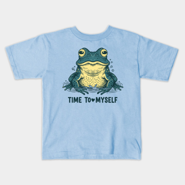Self Love Frog Kids T-Shirt by enrynz