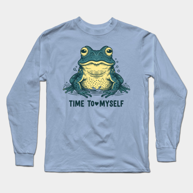 Self Love Frog Long Sleeve T-Shirt by enrynz