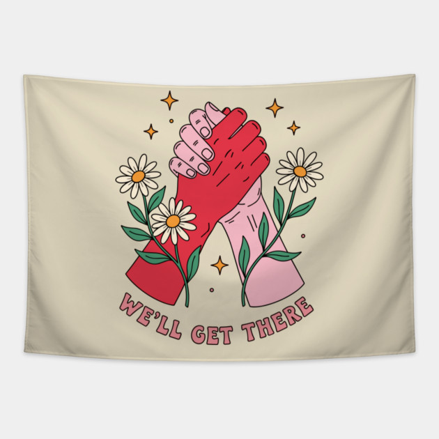 We'll Get There Tapestry by enrynz