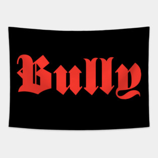 Bold Typeface Tapestry