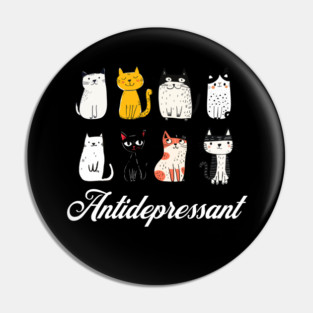 cat funny antidepressant Pin