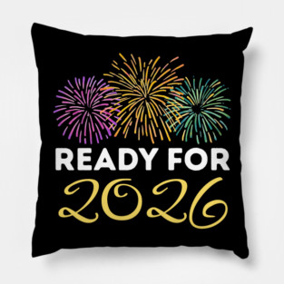 Ready for 2026 New Year Celebration with Fireworks Pillow