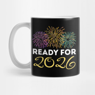 Ready for 2026 New Year Celebration with Fireworks Mug