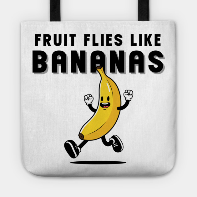 Funny Fruit Fly Banana Tote by enrynz