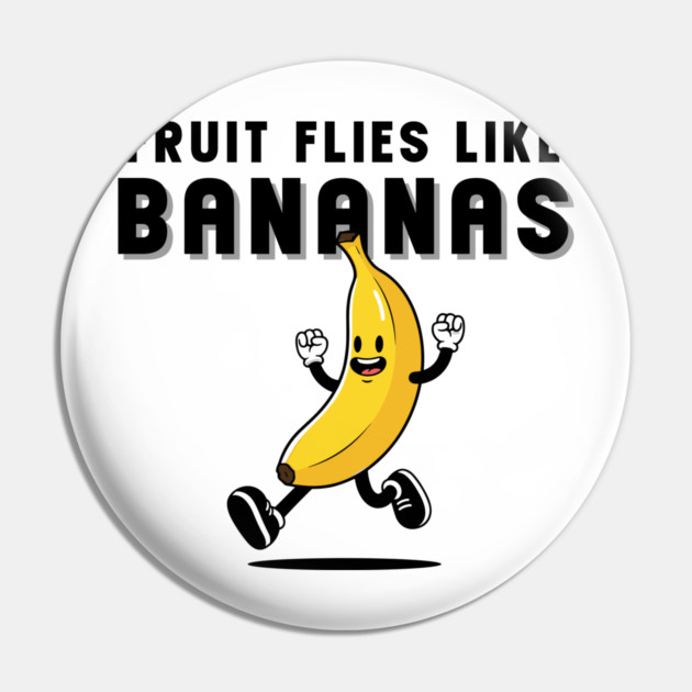 Funny Fruit Fly Banana Pin by enrynz