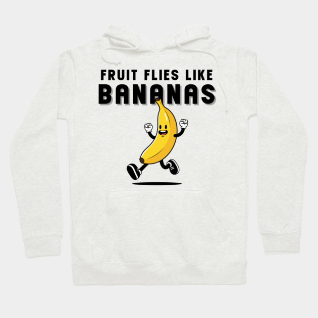 Funny Fruit Fly Banana Hoodie by enrynz