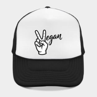 Vegan Vibes Peace Sign Hat