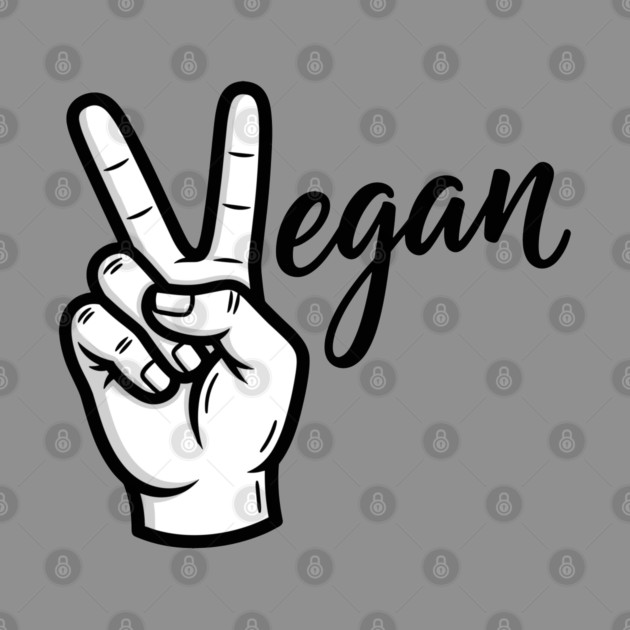 Vegan Vibes Peace Sign by enrynz