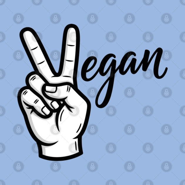 Vegan Vibes Peace Sign by enrynz