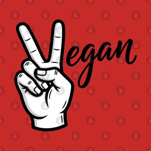 Vegan Vibes Peace Sign by enrynz