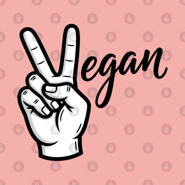 Vegan Vibes Peace Sign by enrynz
