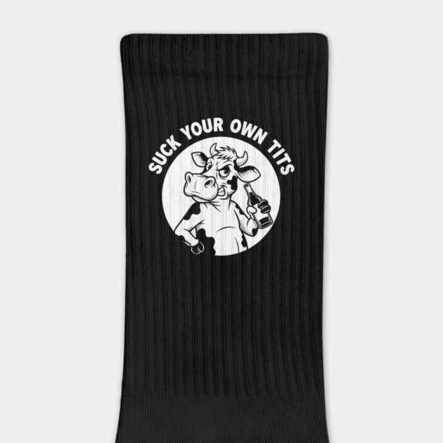 Funny Cow Drinking Beer T-Shirt by enrynz